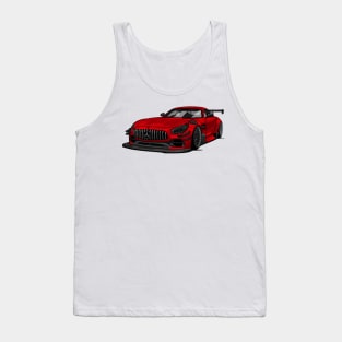 Mercedes AMG GTS widebody Stance Race car Tank Top